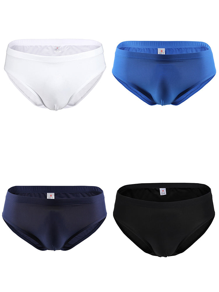 4 Pack Men's Stretch Classics Hip Briefs