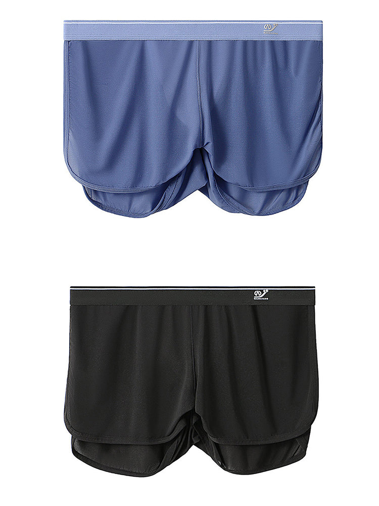 2 Pack Men's Separate Support Pouch Boxers
