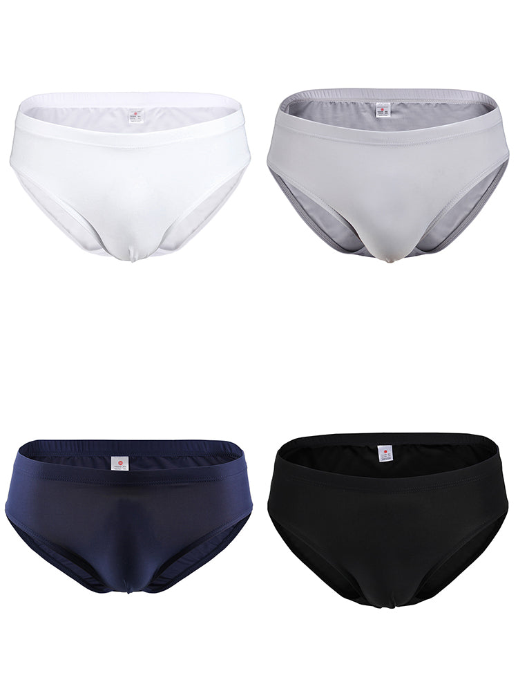 4 Pack Men's Stretch Classics Hip Briefs
