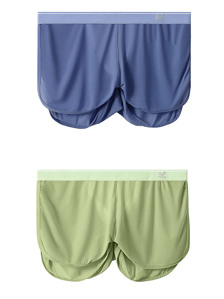 2 Pack Men's Separate Support Pouch Boxers