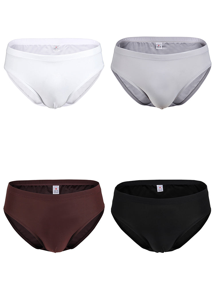 4 Pack Men's Stretch Classics Hip Briefs