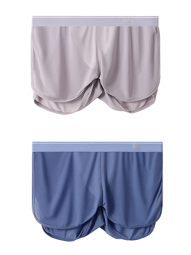 2 Pack Men's Separate Support Pouch Boxers