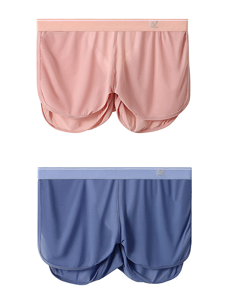 2 Pack Men's Separate Support Pouch Boxers