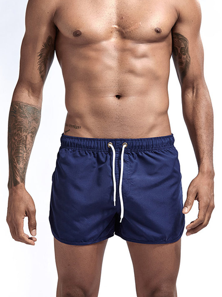 Quick Dry Beach Shorts with Drawstring