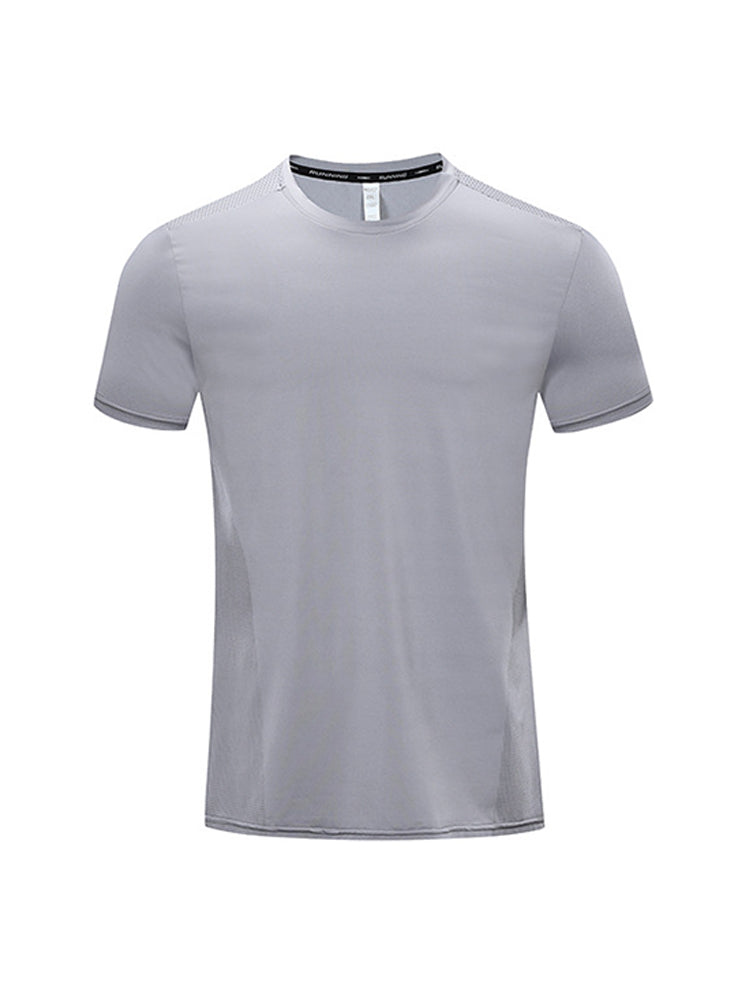 Men's Breathable Crew Neck Mesh T-shirt
