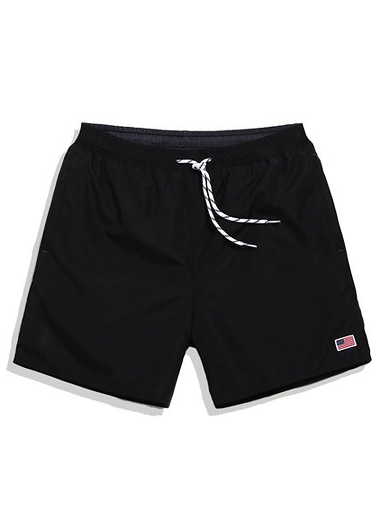 Men's Drawstring Waist Beach Board Shorts