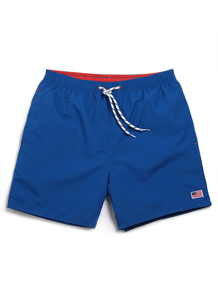 Men's Drawstring Waist Beach Board Shorts