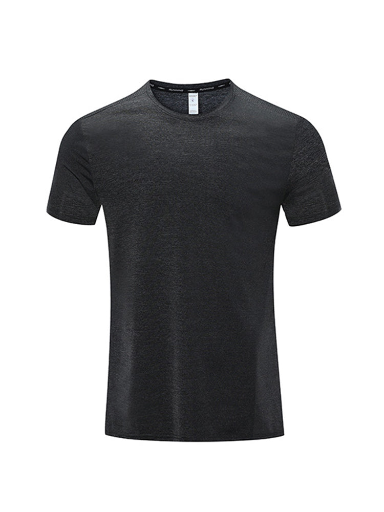 Men's Breathable Crew Neck Mesh T-shirt