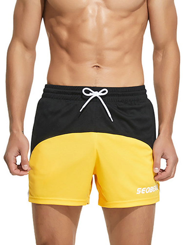 Men's Color Block Flex Shorts