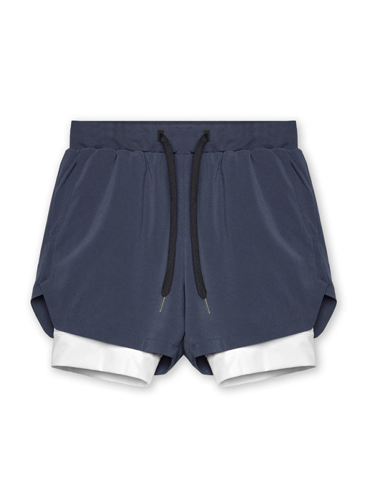 Men's Quick Dry Athletic Shorts With Phone Pockets
