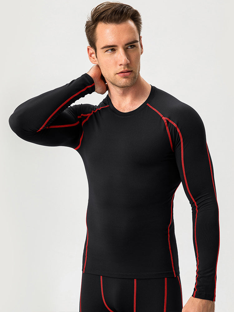 Men's Fitness Training Breathable Sports Long Sleeve Top