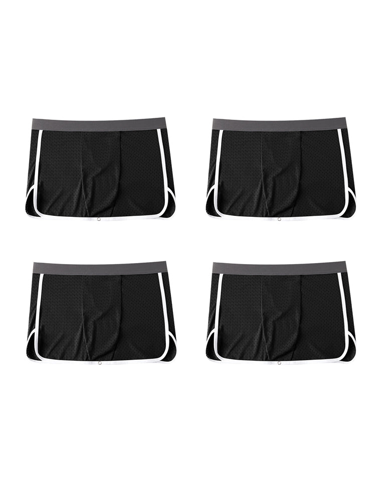 2 Pack Men's Button Casual U-Shaped Roman Skirt Dual-Purpose Arrow Pants Underwear