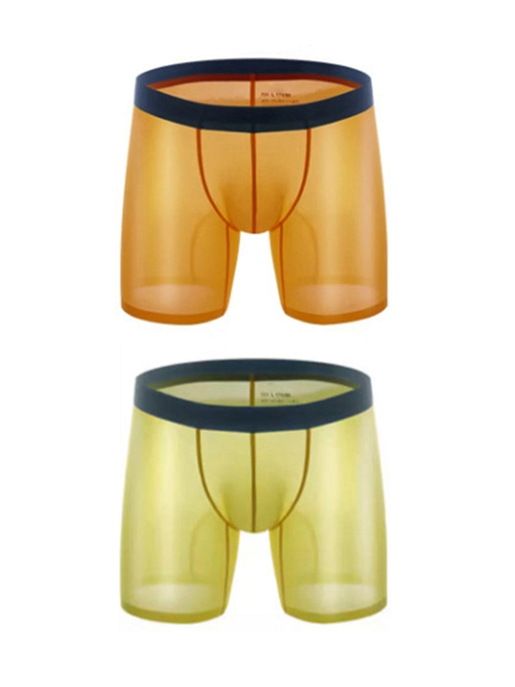 2 Pack Men's Breathable Athletic Mesh Boxer Briefs