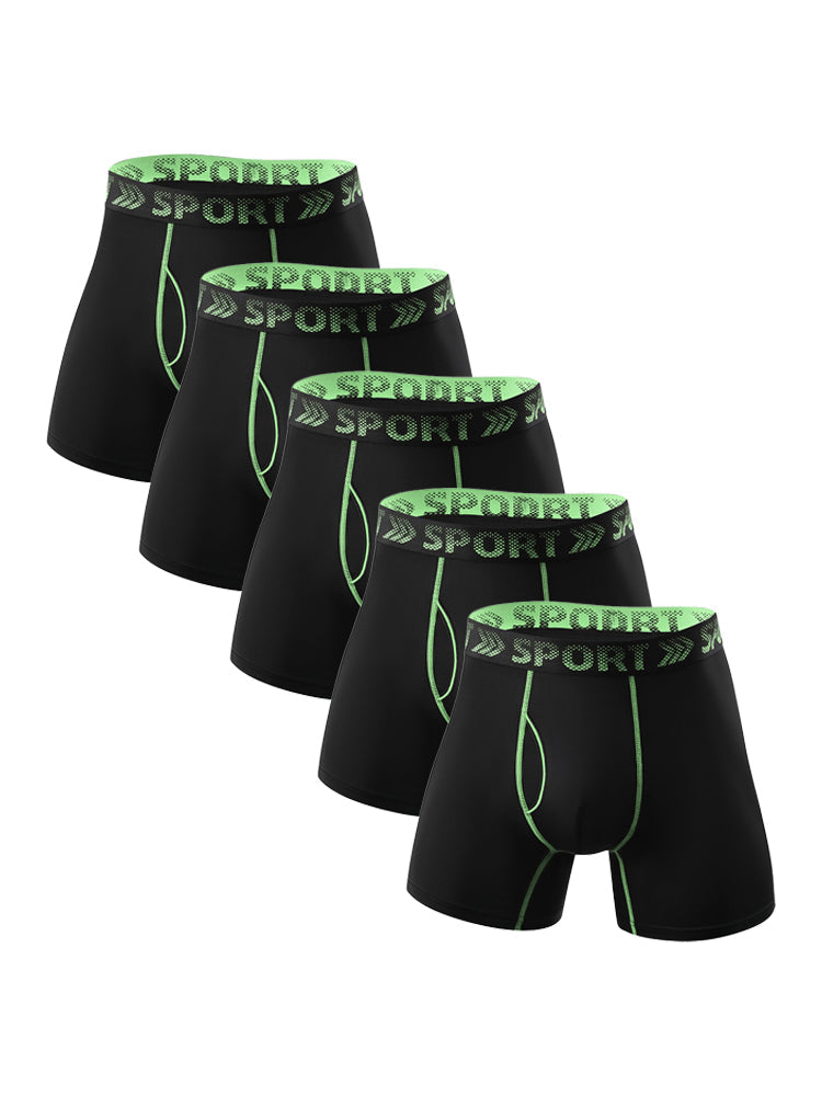 5 Packs of Men's Sports Fitness Training Quick-drying Tight Shorts