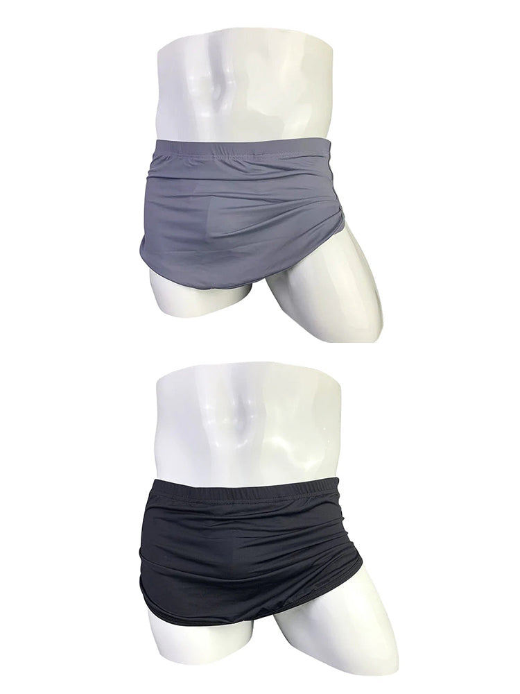 Men's Detachable Ice Silk Underwear Home Pants