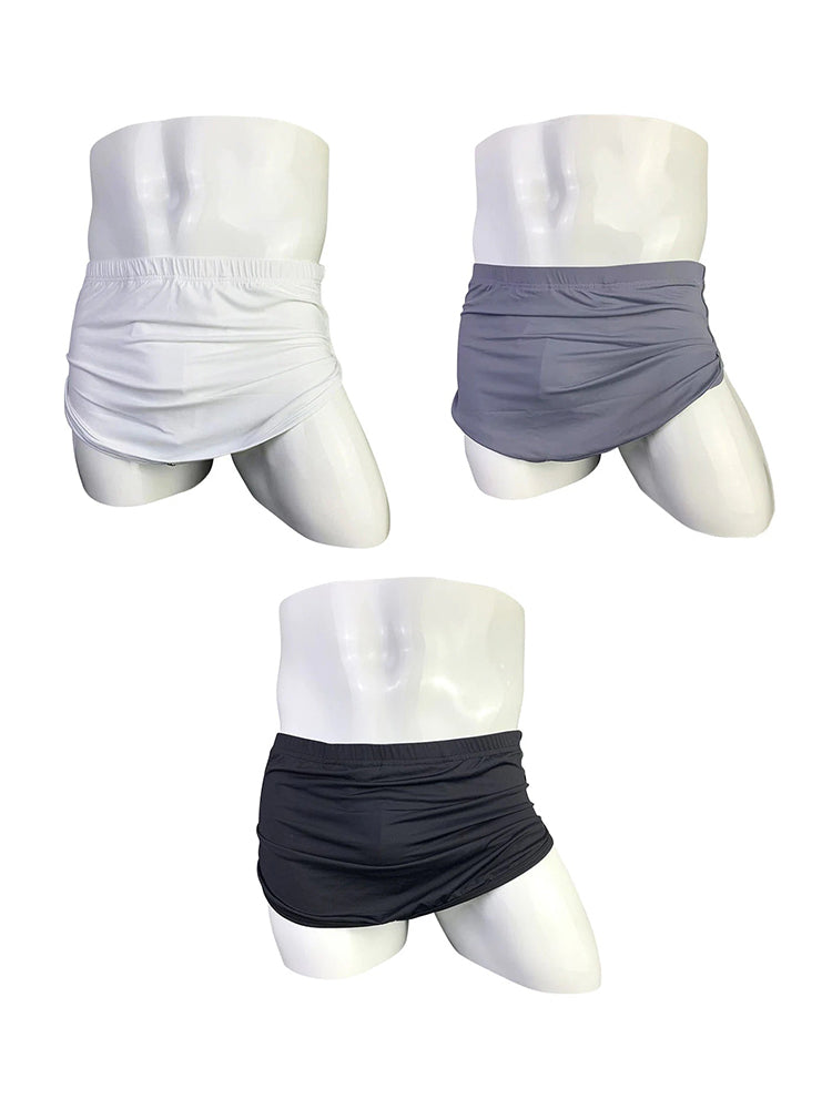Men's Detachable Ice Silk Underwear Home Pants