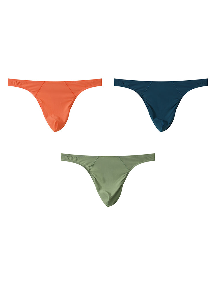 3-pack Men's Low Waist Sexy Mesh Thong