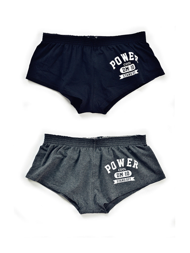 2-pack Men's DM Printed Lettering Low Waist Sexy Cotton Boxer Shorts