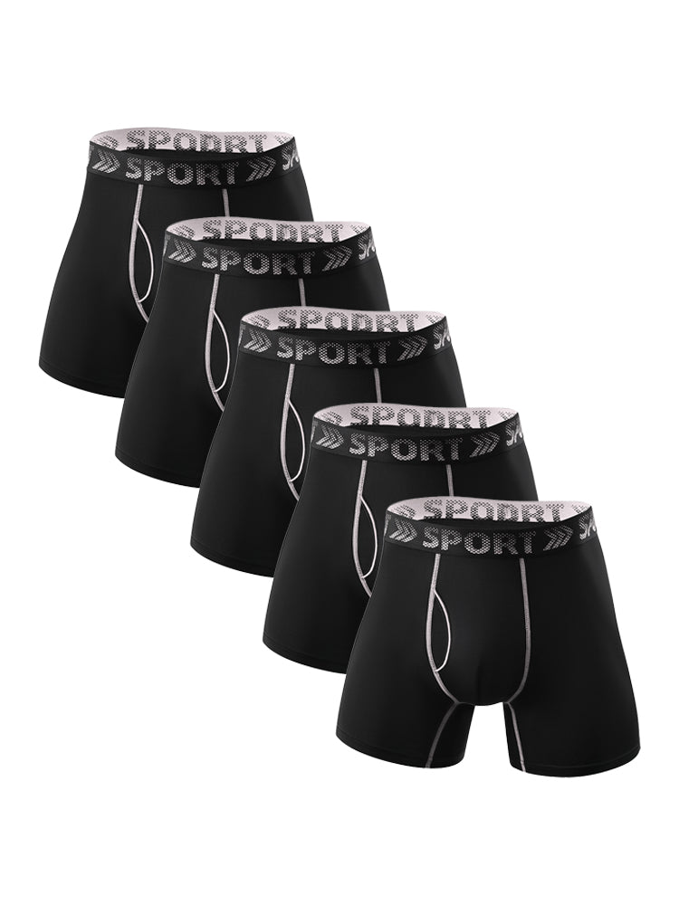 5 Packs of Men's Sports Fitness Training Quick-drying Tight Shorts