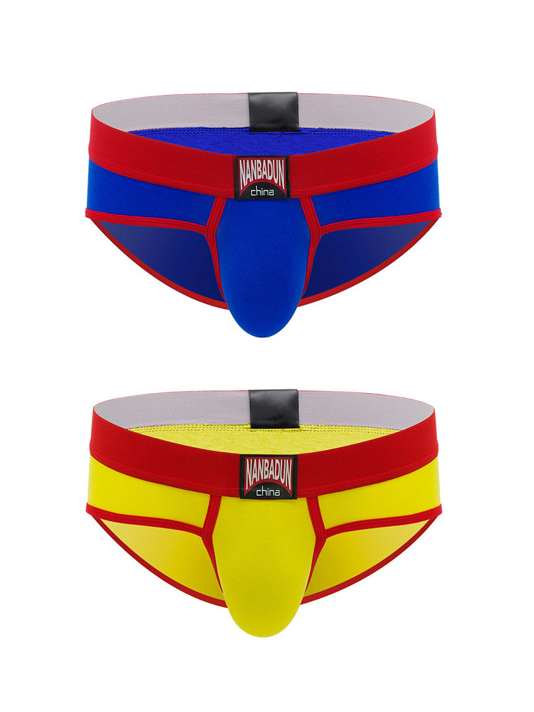 2-pack Men's Loose Cotton Sports Briefs