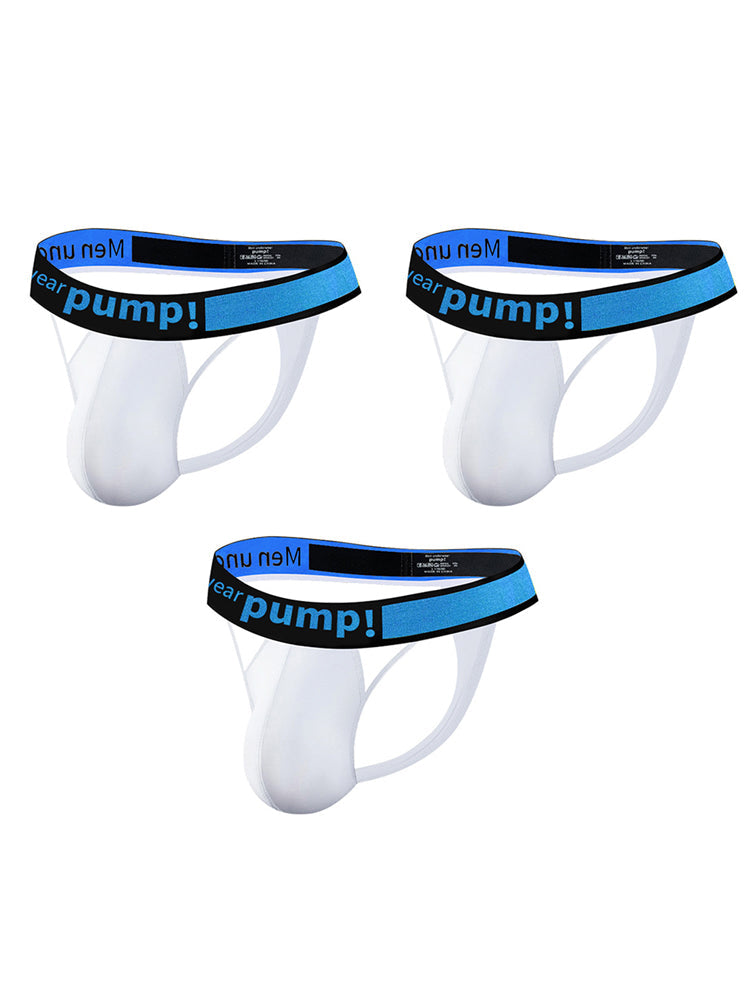 Men's Sexy Butt-Lifting Sporty U-Pouch Large Thong & Strings