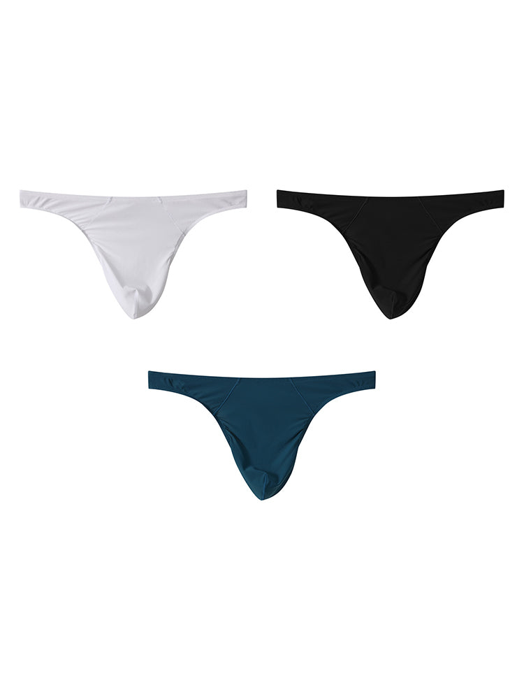 3-pack Men's Low Waist Sexy Mesh Thong