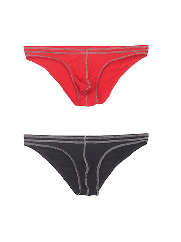 2 Pack Men's Sexy U Convex Pouch Bikini
