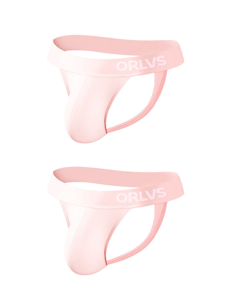 2 Pack Men's Large Pouch Enhancing Modal Breathable Thong