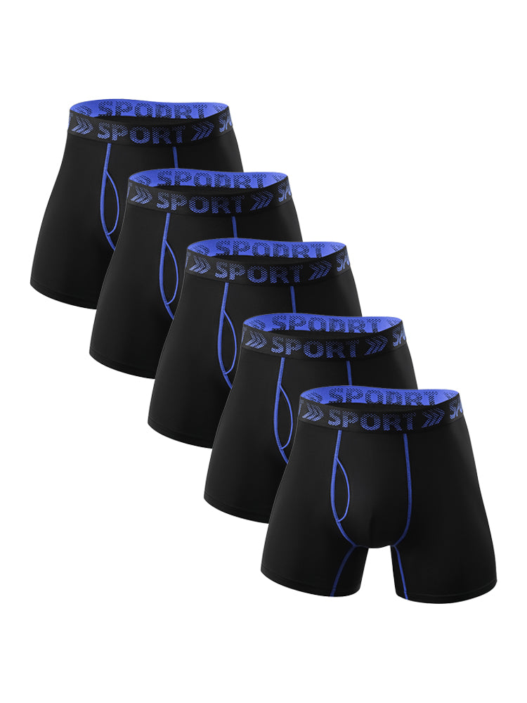 5 Packs of Men's Sports Fitness Training Quick-drying Tight Shorts