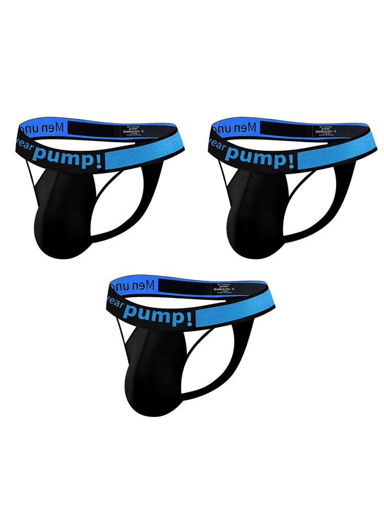 Men's Sexy Butt-Lifting Sporty U-Pouch Large Thong & Strings
