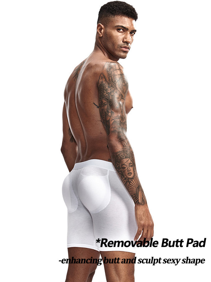 Men's U Convex Boxers Briefs Butt Enhancer Underwear