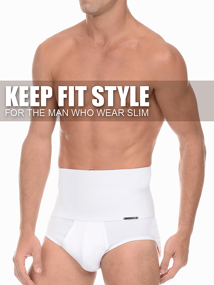 Men's High-rise Abdomen Compression Briefs
