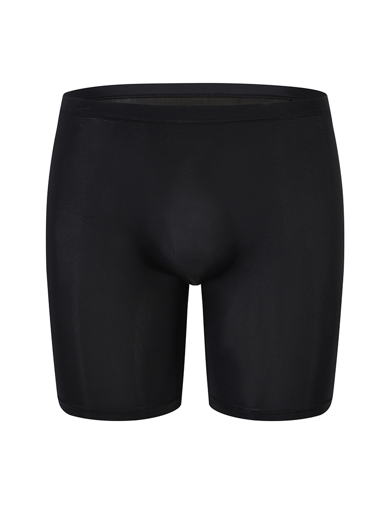 Men's Breathable Silky Seamless Boxer Briefs