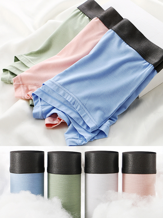 Men's Dual Ball Pouch Trunks With Fly Front