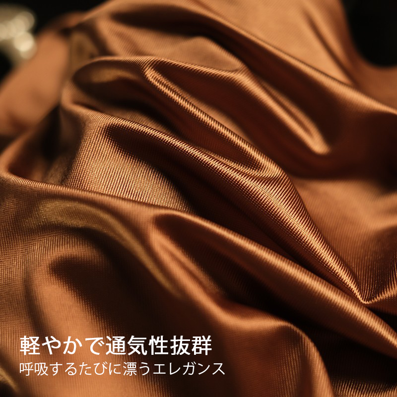 高級サテン レディースショーツ シームレス・通気性◎ 10A抗菌・安心のフルカバレッジ
