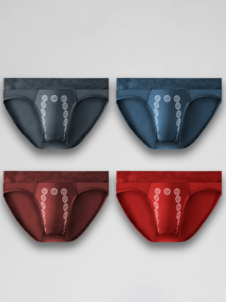 アニオンピットマッサージ通気性ブリーフ下着