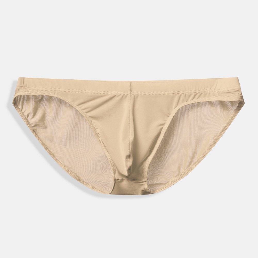 Low Waist Ice Silk Transparent Seamless Underwear