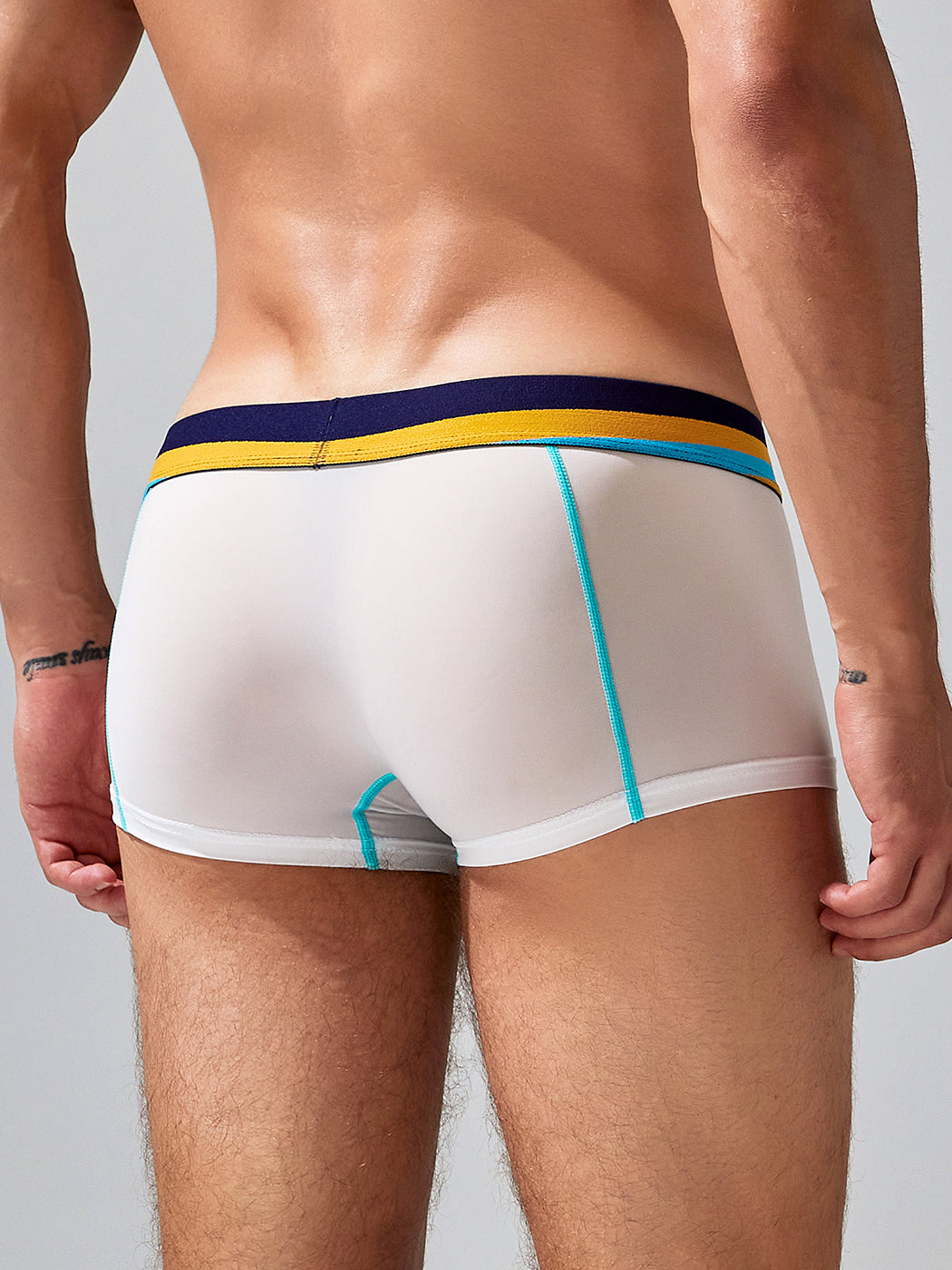 Men's Sport Splicing Lines Trunks