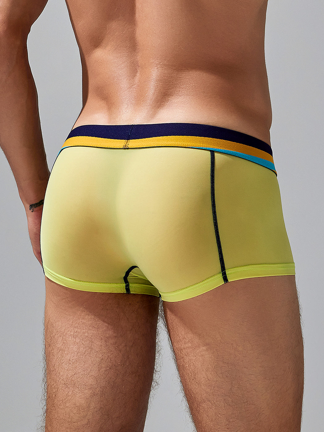 Men's Sport Splicing Lines Trunks