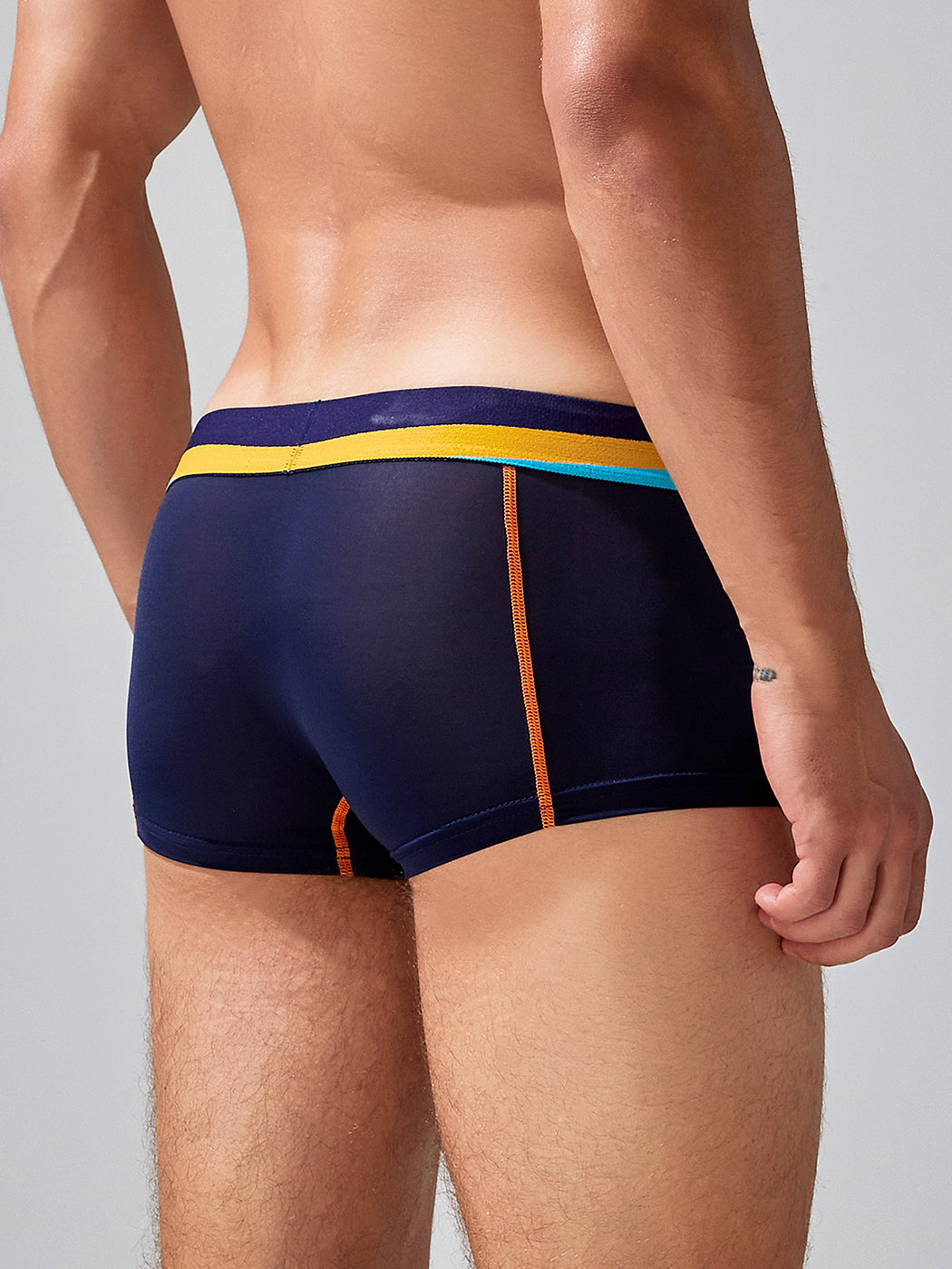 Men's Sport Splicing Lines Trunks
