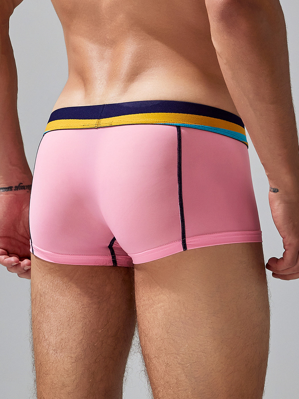 Men's Sport Splicing Lines Trunks