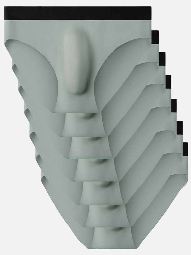 7 Pack Ball Support Seamless Men's Briefs