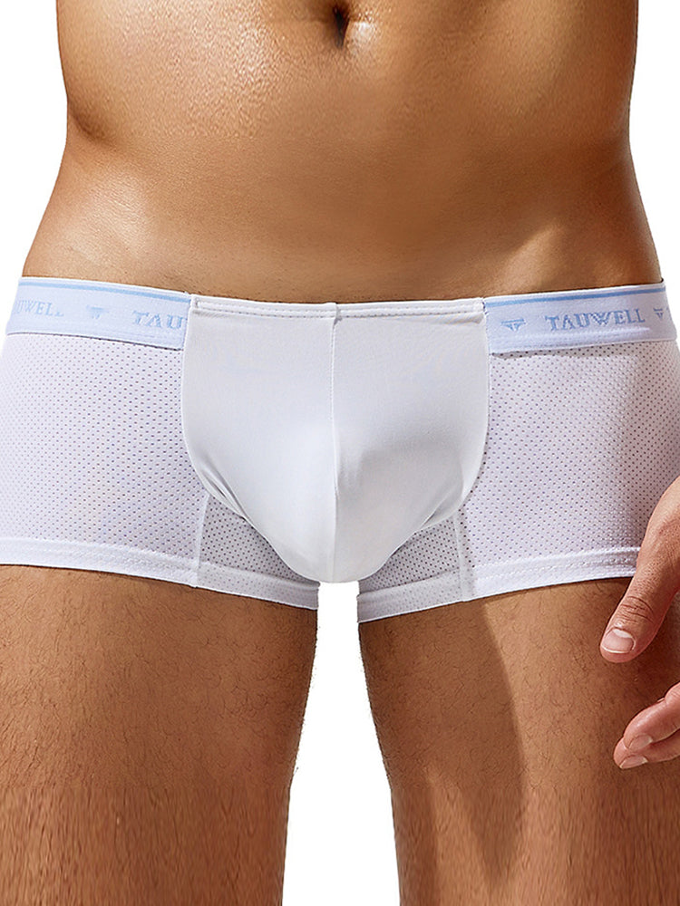 メンズ セクシー 快適 通気性 無地 トランクス 2枚組