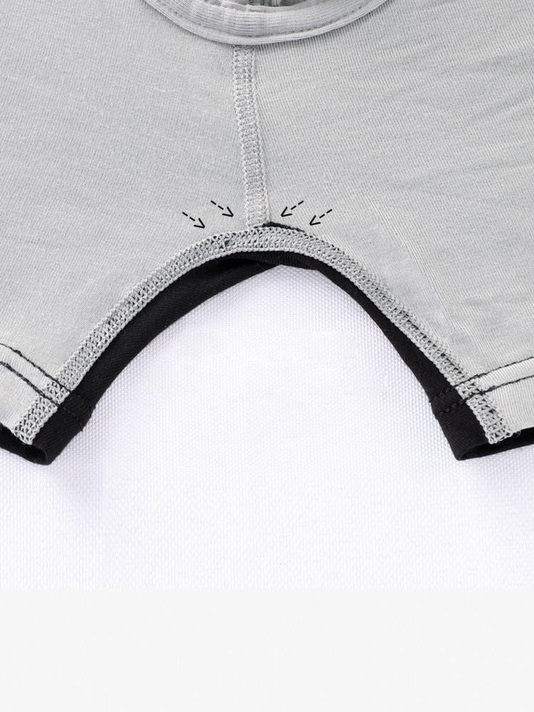 FreeLonger Men's U convex Separate Support Pouch Trunks