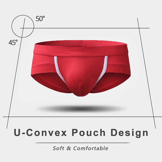 Men's Breathable U Convex Pouch Briefs【Buy 5 Get 3 Free】