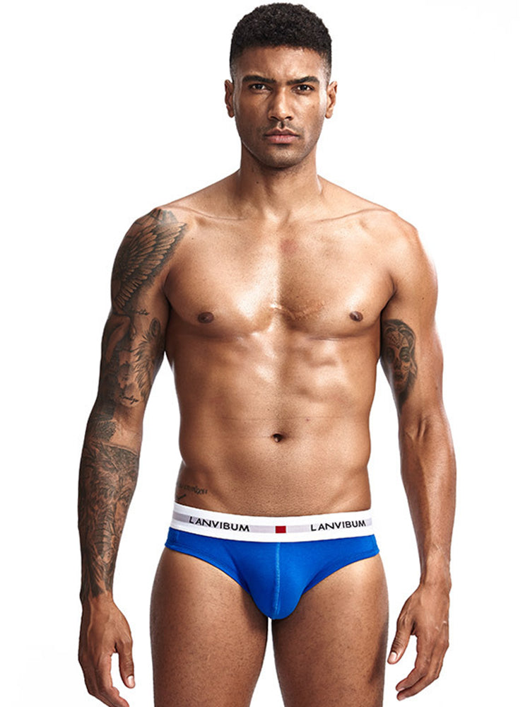 3 Pack Men's Breathable Big Pouch Briefs