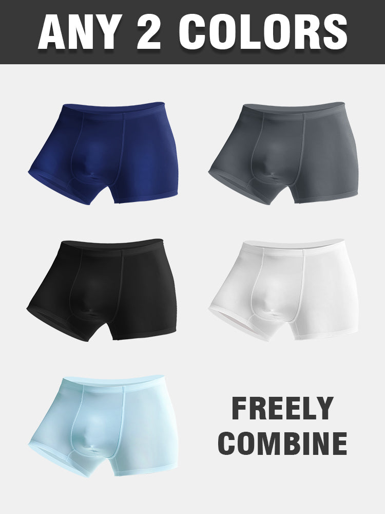 2 Pack Ultra-thin Cool Antibacterial Underwear