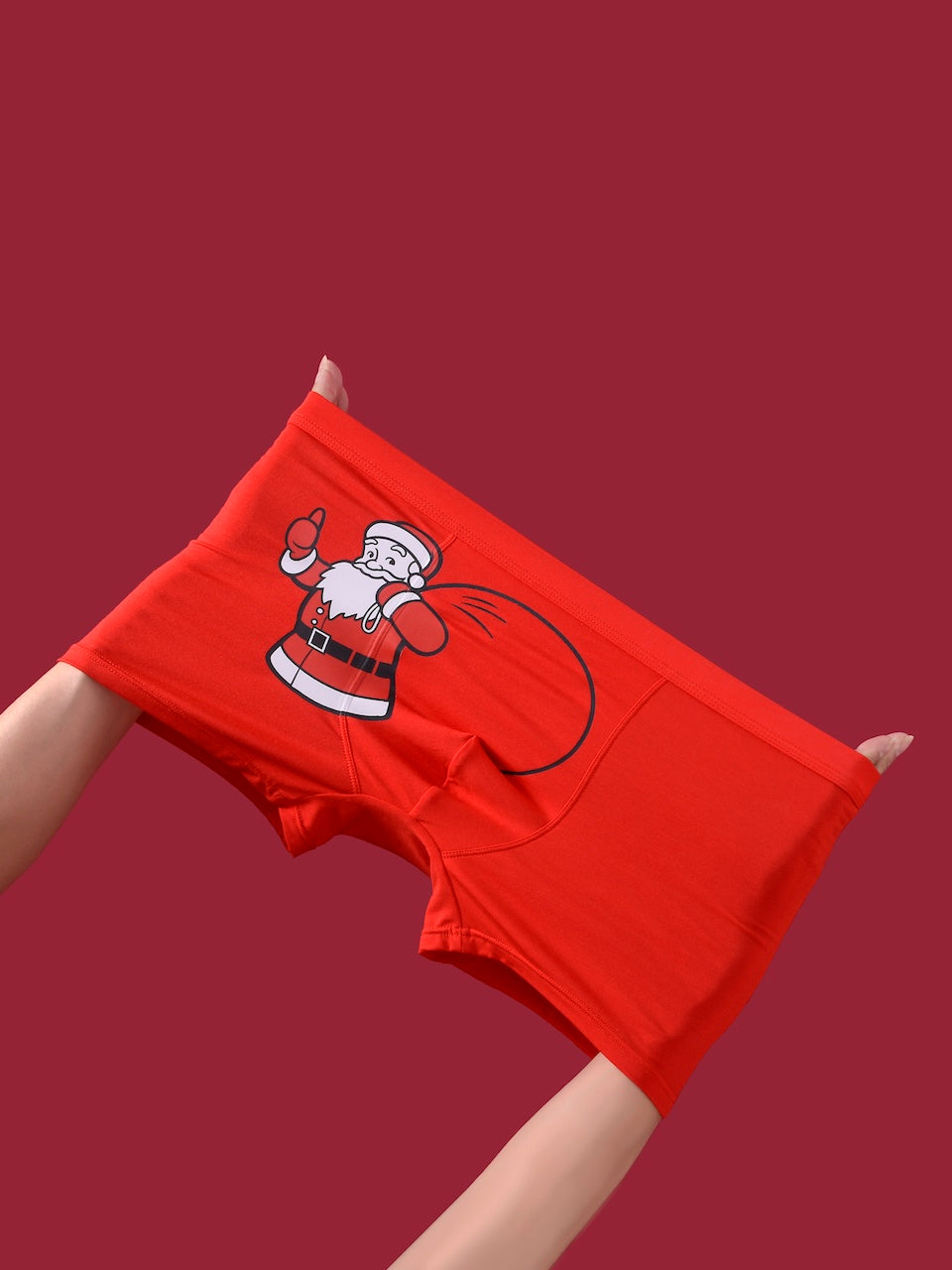 Santa’s Sack Boxer 60s Modal Briefs-The Christmas Boxer Briefs