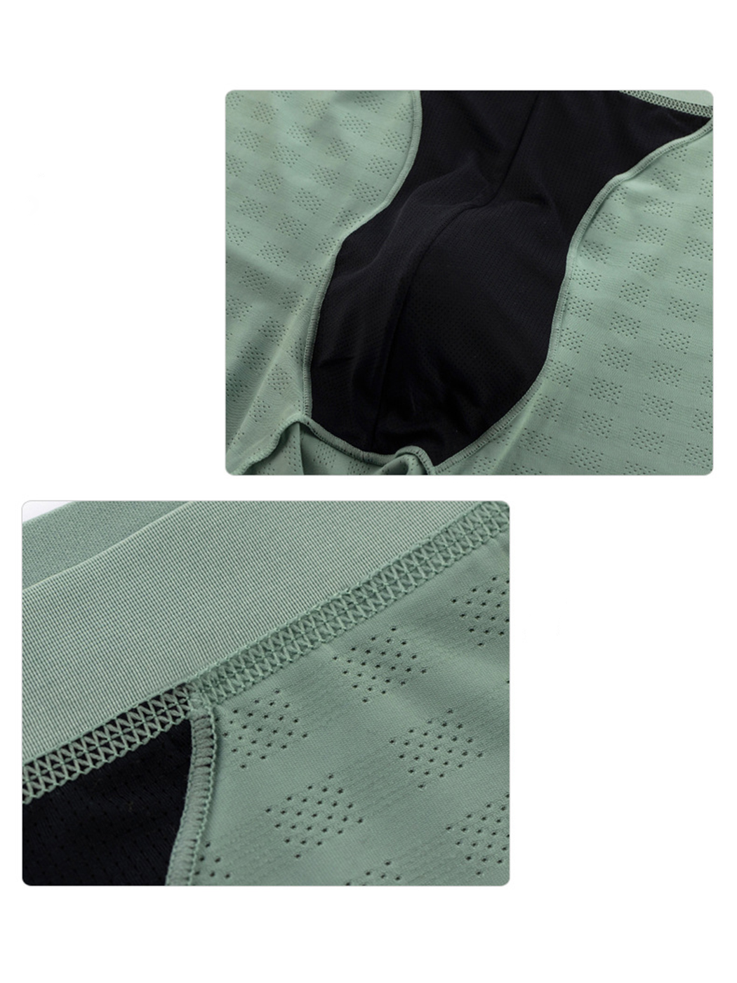 2 Pack Men's Front Pouch Mesh Boxer Briefs