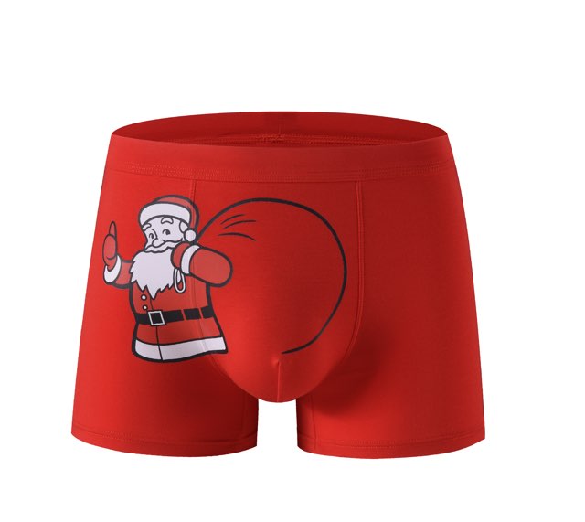 サンタの袋ボクサー 60sモダール下着 ― クリスマス限定